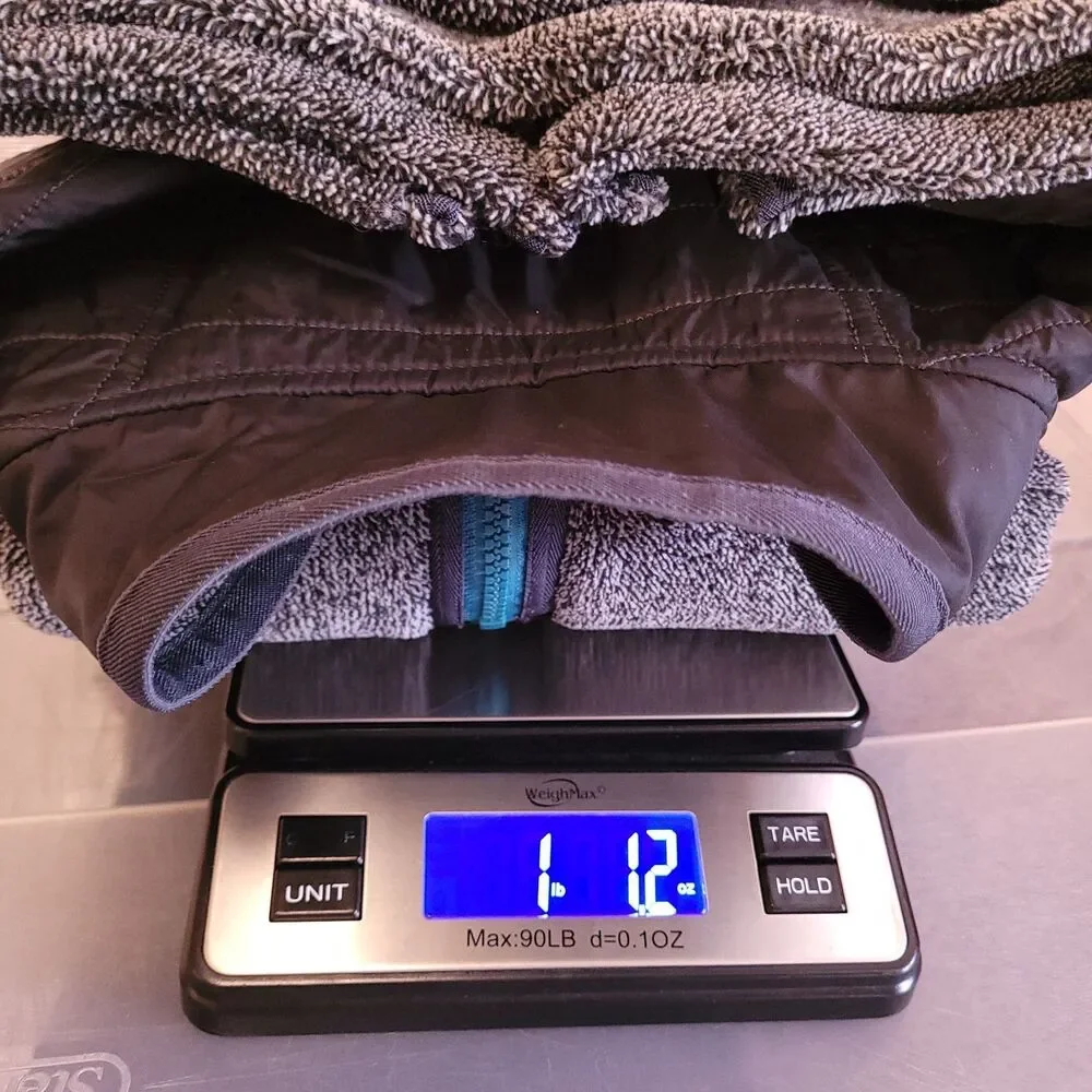 Tommy Bahama Cascade Cozy Jacket Mens Large Gray Sherpa 1/4 Zip